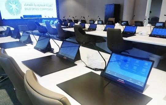 2022-05-11 GONSIN Paperless Conference System Successfully Applied in Saudi Space Commission