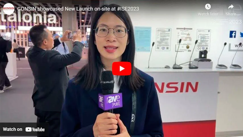 Gonsin Showcased New Launch on Site at Ise2023