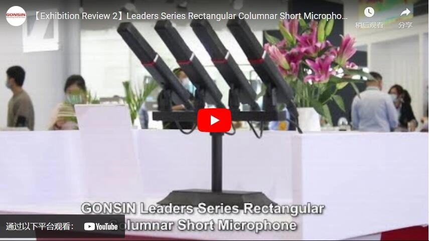 leaders Series Rectangular Columnar Short Microphone