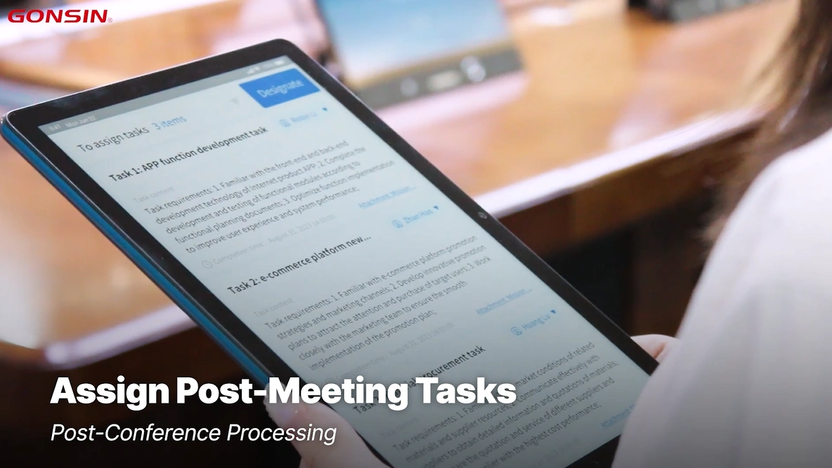 Assign Post Meeting Tasks