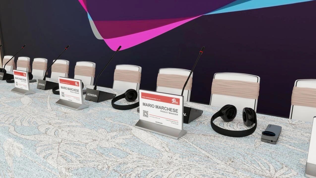 Audio system (pickup system, sound reinforcement system, simultaneous interpretation system) Gonsin