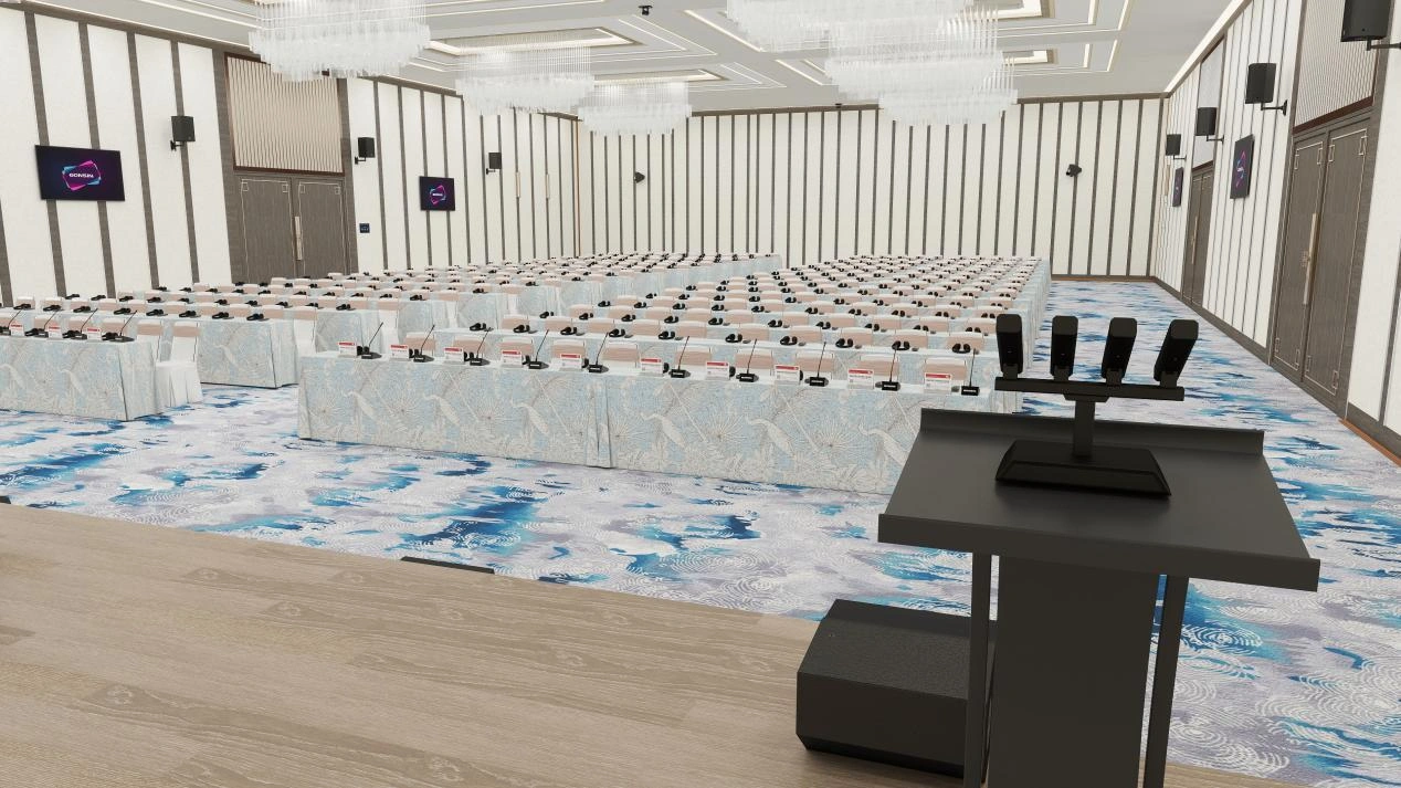 Audio system (pickup system, sound reinforcement system, simultaneous interpretation system)