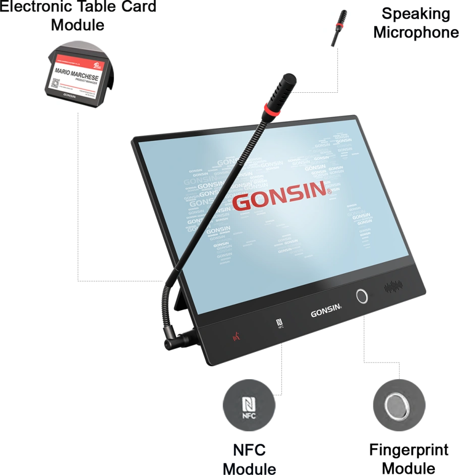 Desktop paperless all-in-one terminal device