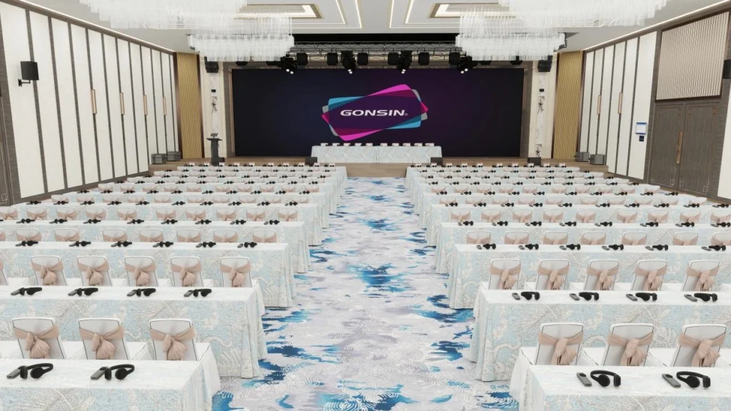 GONSIN Audio and Visual System Design for Banquet Halls