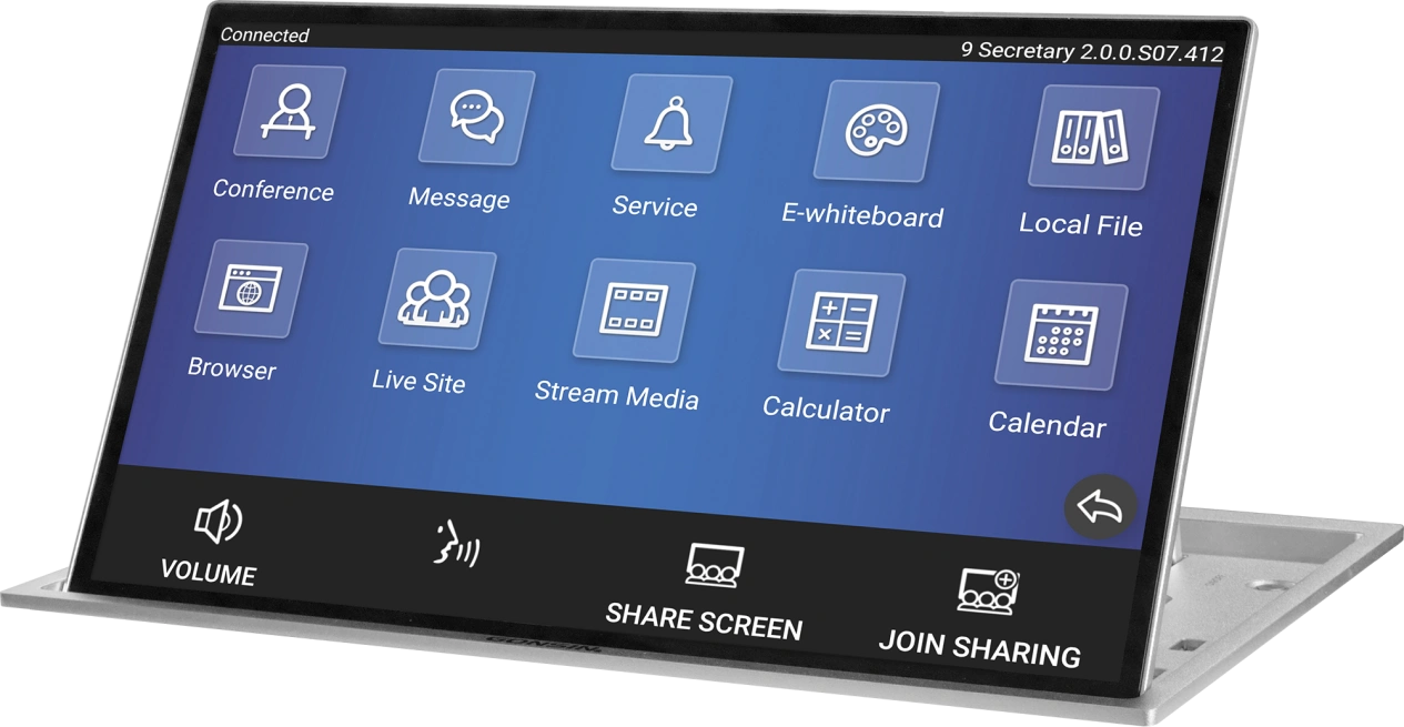 GONSIN Embedded Dual-Screen Foldable Touch All-In-One System