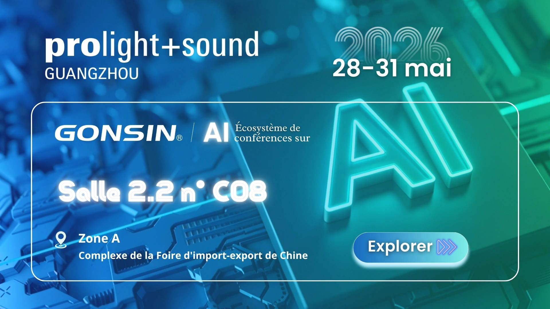 GONSIN Invitation to Prolight French